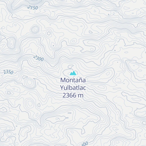 Map of Montaña Yulbatlac