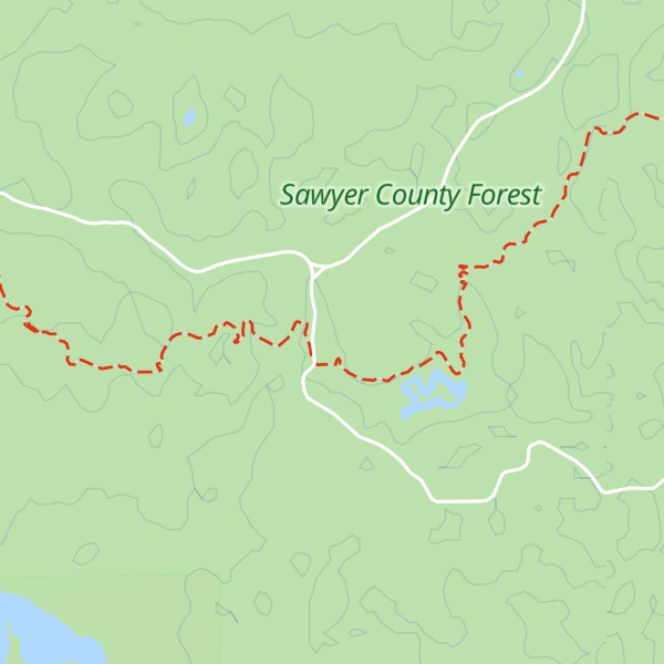 Map of Gravel Pit Cabin