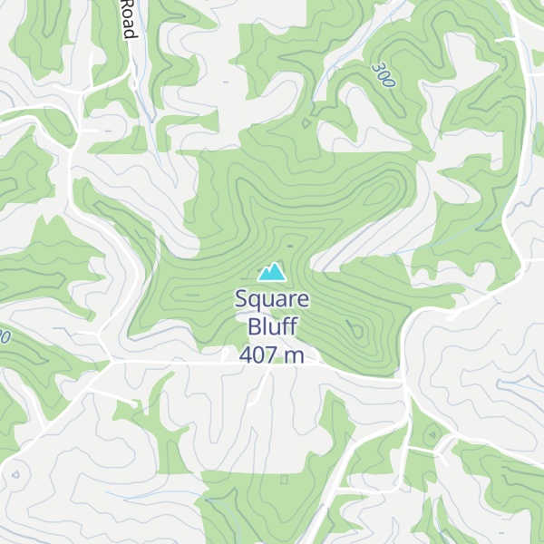Map of Square Bluff