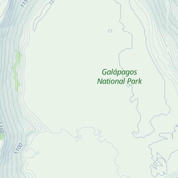 Map of Volcán Wolf