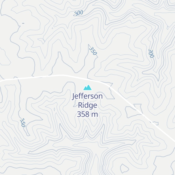 Map of Jefferson Ridge