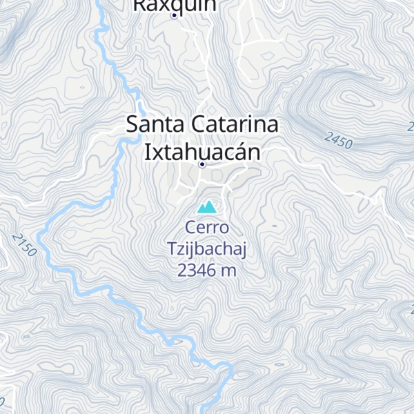Map of Cerro Tzijbachaj