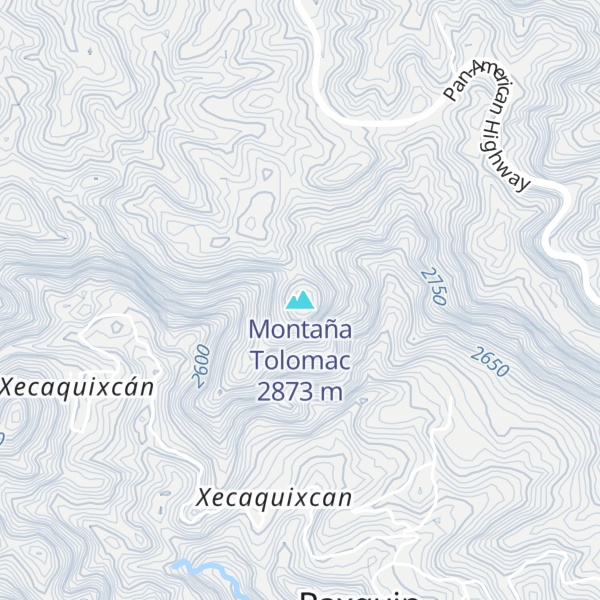 Map of Montaña Tolomac