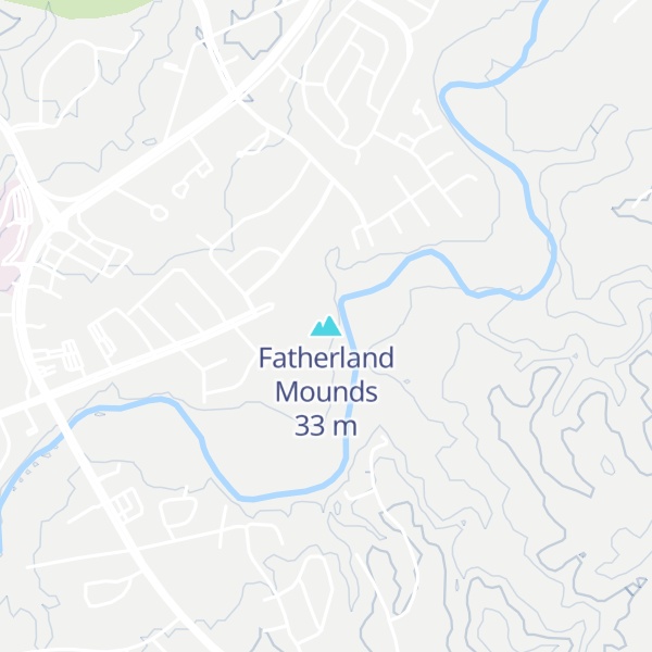 Map of Fatherland Mounds