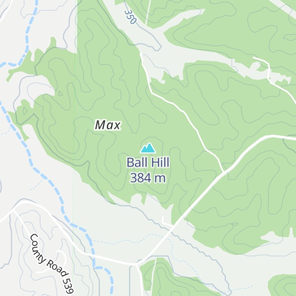 Map of Ball Hill