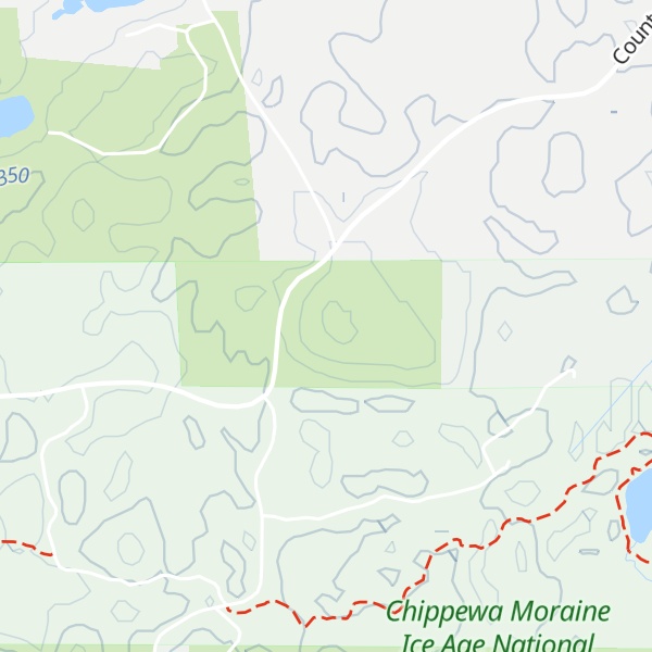 Map of Pikes Peak