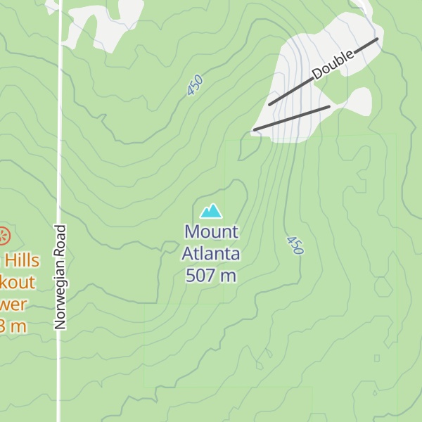 Map of Mount Atlanta