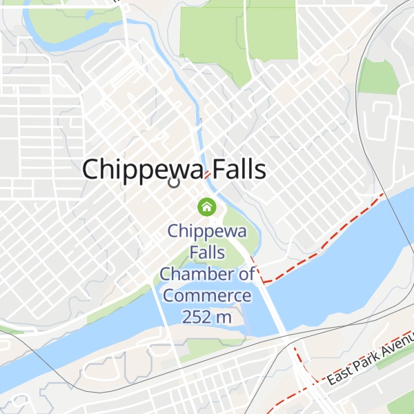 Map of Chippewa Falls Chamber of Commerce