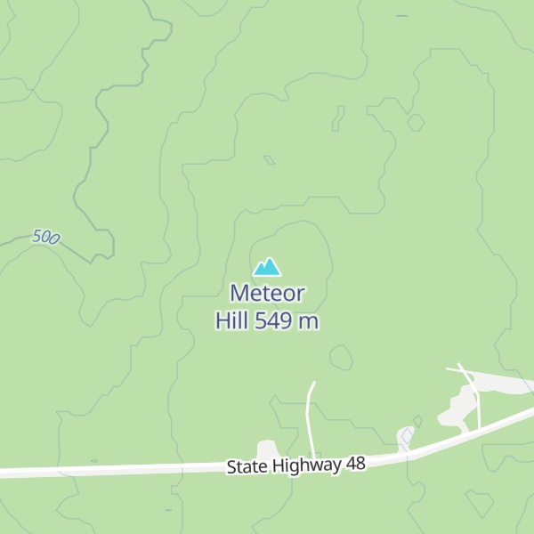 Map of Meteor Hill