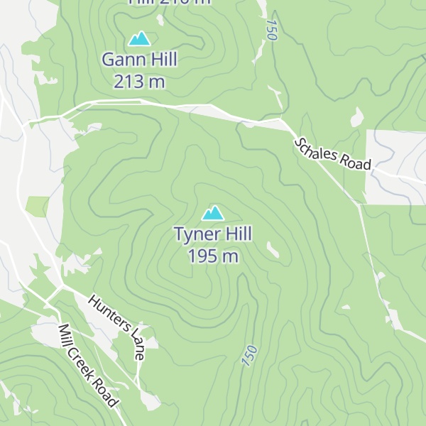 Map of Tyner Hill