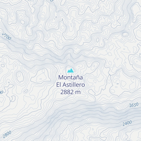 Map of Montaña El Astillero