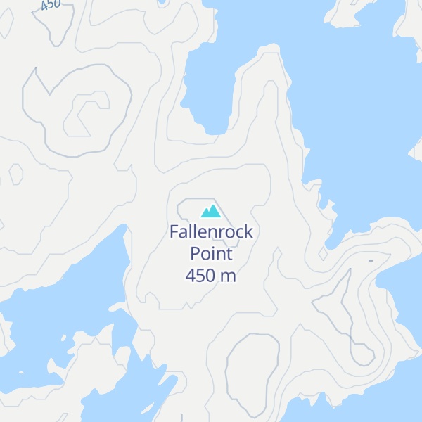 Map of Fallenrock Point