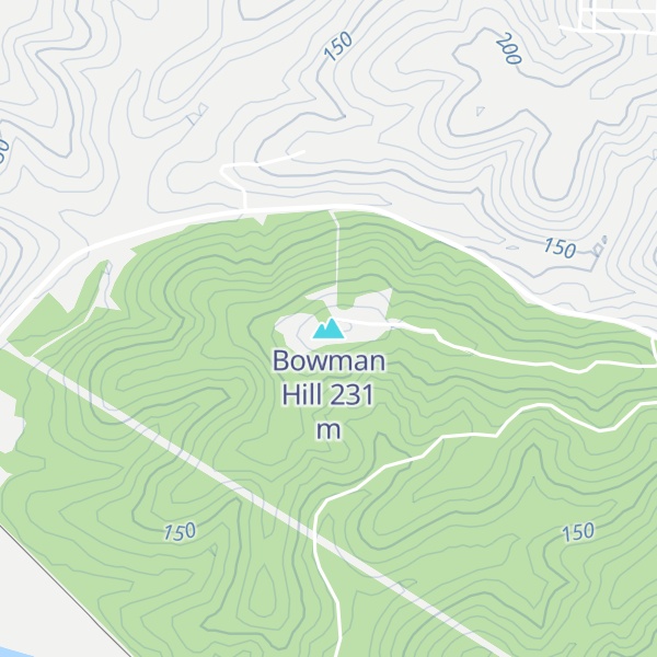 Map of Bowman Hill
