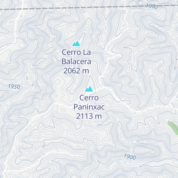 Map of Cerro Paninxac