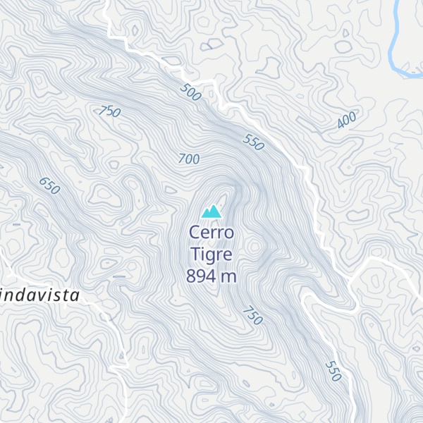 Map of Cerro Tigre