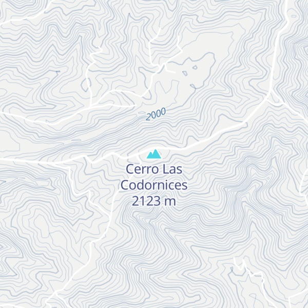 Map of Cerro Las Codornices