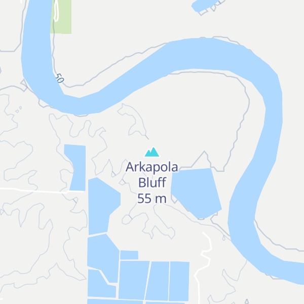 Map of Arkapola Bluff