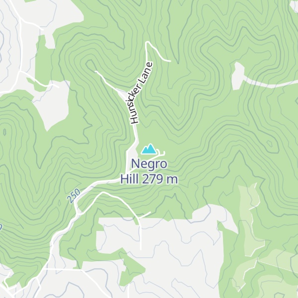 Map of Negro Hill