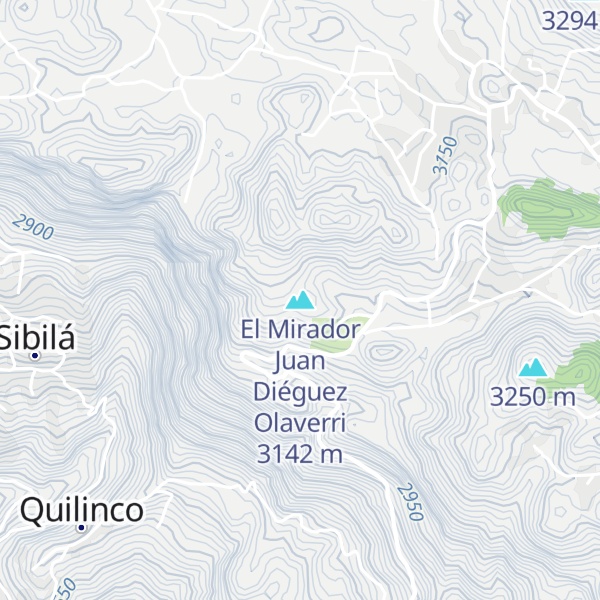 Map of El Mirador Juan Diéguez Olaverri