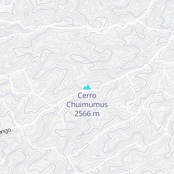 Map of Cerro Chuimumus