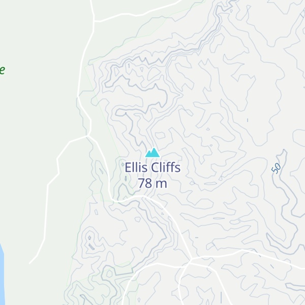 Map of Ellis Cliffs