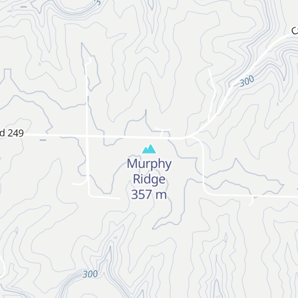 Map of Murphy Ridge