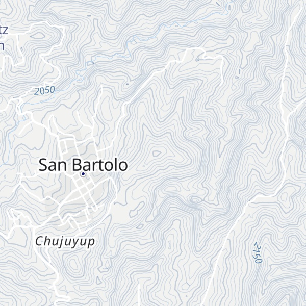 Map of Cerro Chuipar