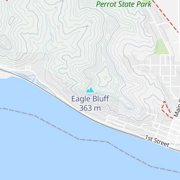 Map of Eagle Bluff