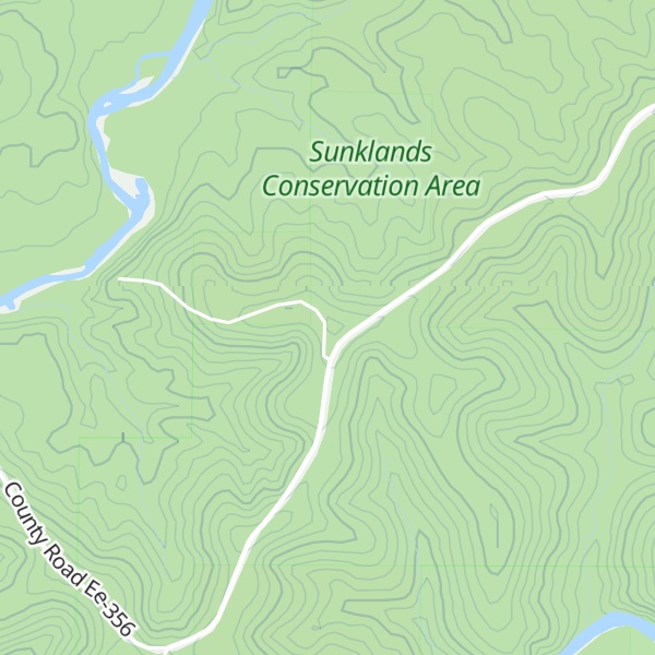 Map of Pulltite Ridge