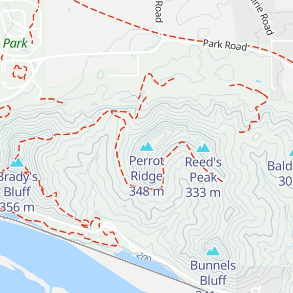 Map of Perrot Ridge