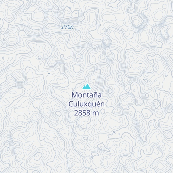 Map of Montaña Culuxquén