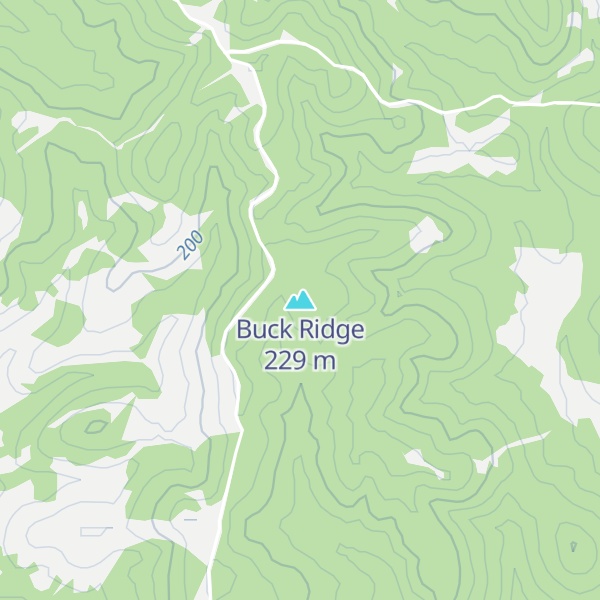 Map of Buck Ridge