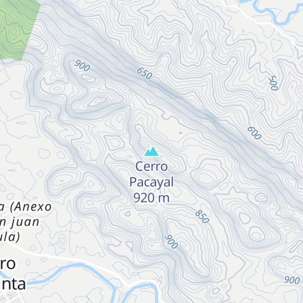 Map of Cerro Pacayal