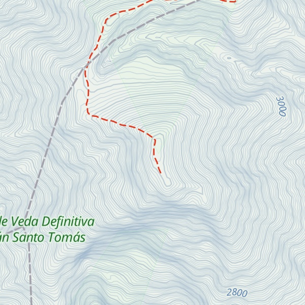 Map of Volcán Santo Tomás o Cerro Pecul