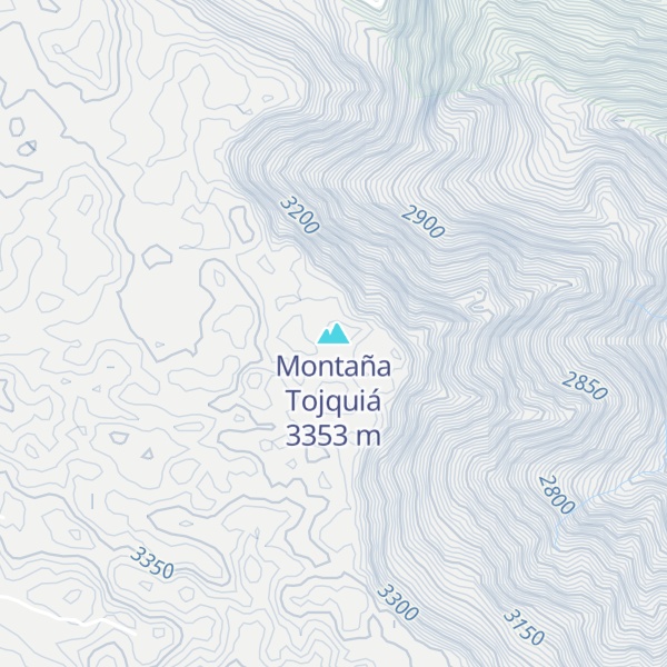 Map of Montaña Tojquiá