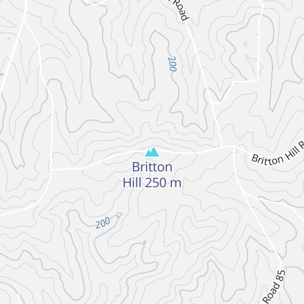 Map of Britton Hill