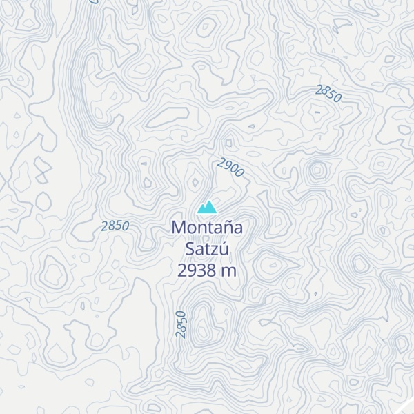 Map of Montaña Satzú
