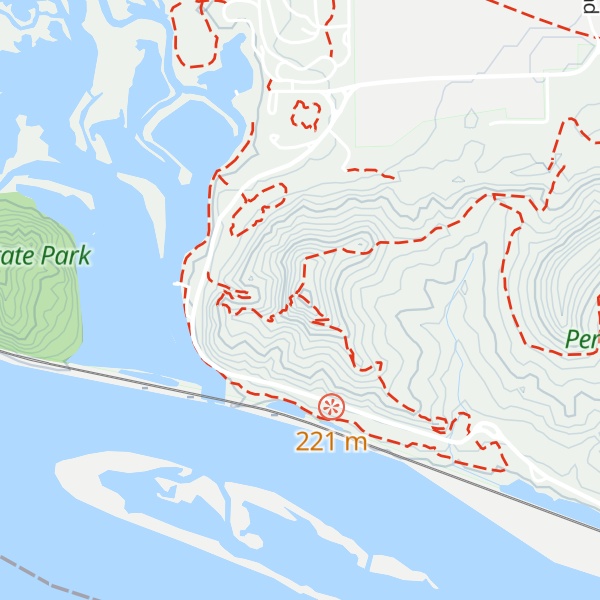 Map of Brady's Bluff