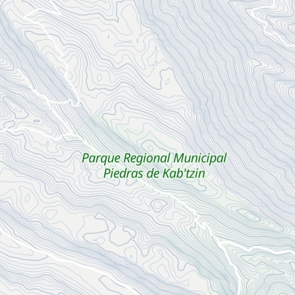 Map of Montaña Tzibaj
