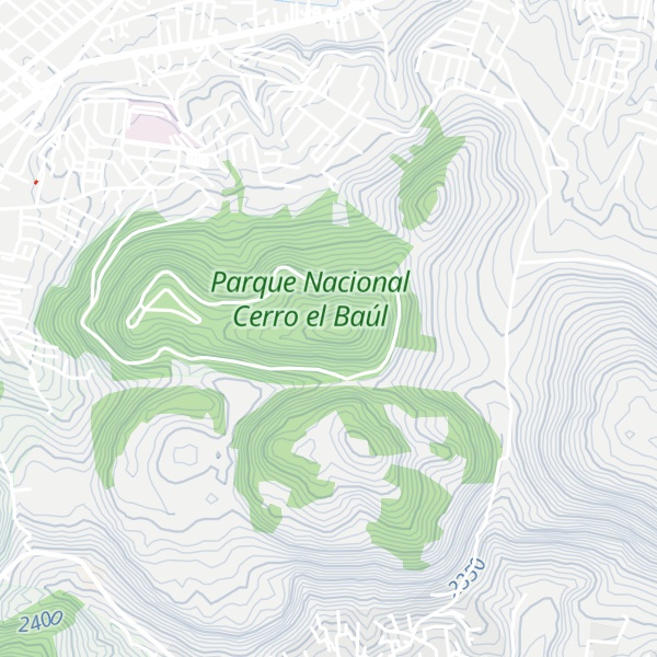 Map of Cerro Tecún Umán
