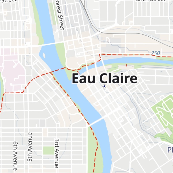 Map of Visit Eau Claire