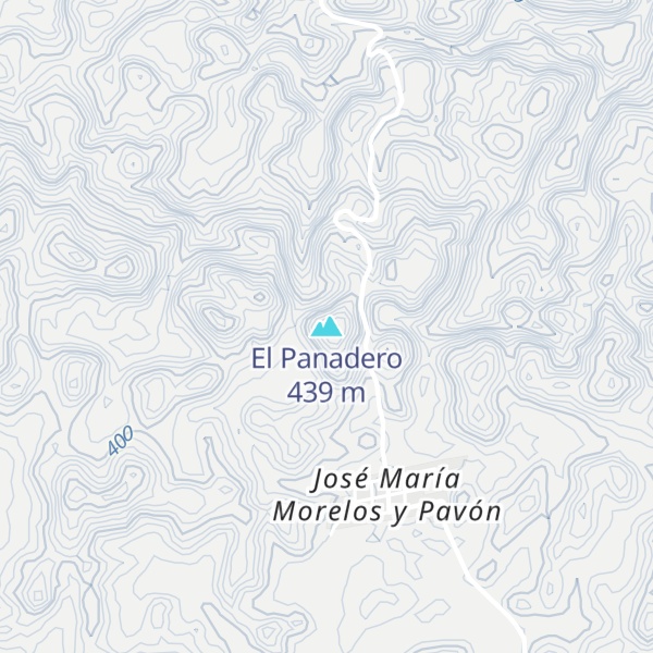 Map of El Panadero