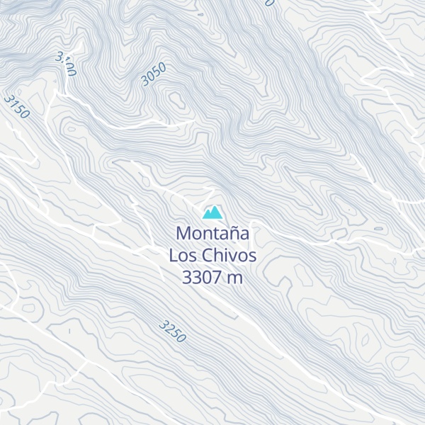 Map of Montaña Los Chivos