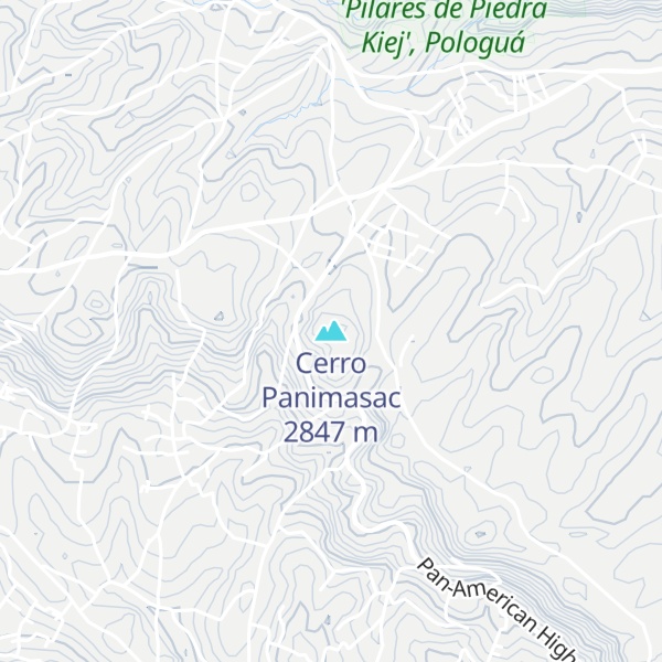 Map of Cerro Panimasac