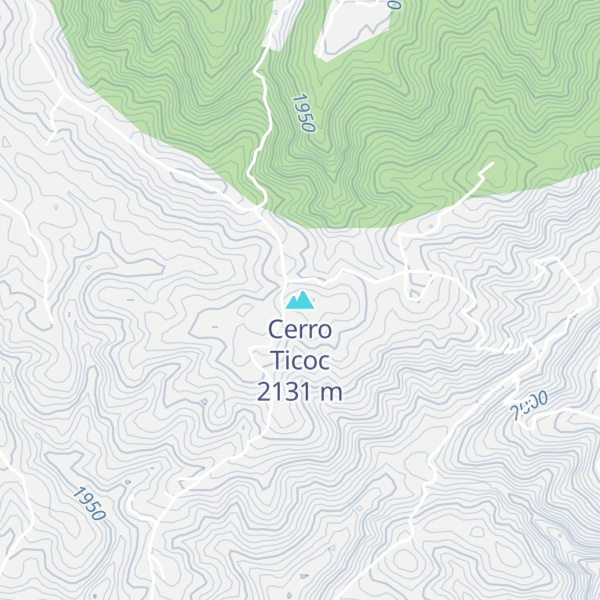 Map of Cerro Ticoc