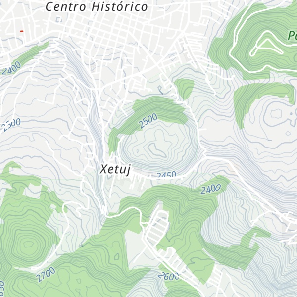 Map of Cerro La Pedrera