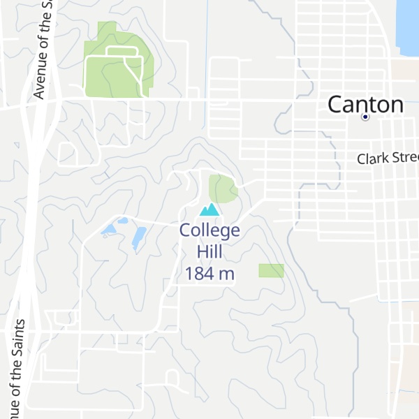 Map of College Hill