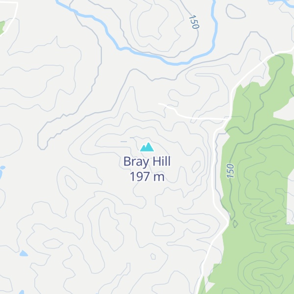 Map of Bray Hill