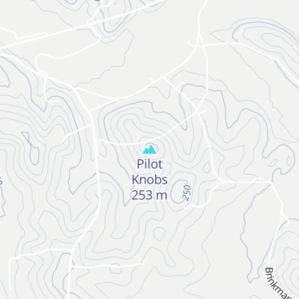 Map of Pilot Knobs
