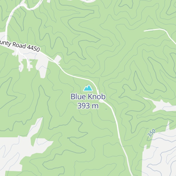 Map of Blue Knob